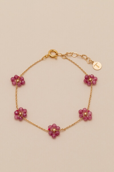 Foto Pulseira Fiore Primavera Banho Ouro 18K