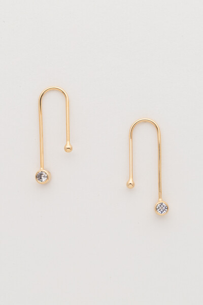 FotoBrinco Fio Zircônia Banho Ouro 18K