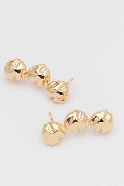 Foto Brinco Dourado Earcuff Dunas