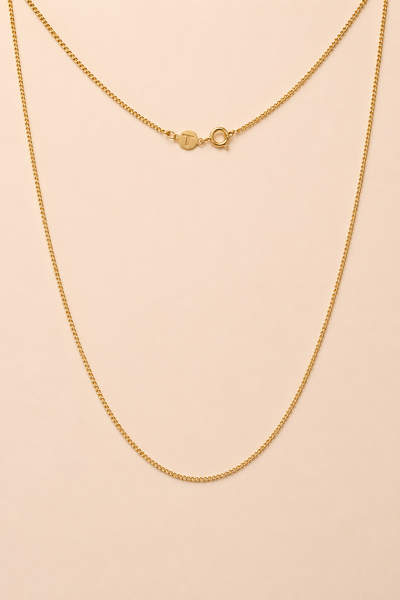 Foto Colar Grumet 45 cm Banho Ouro 18K