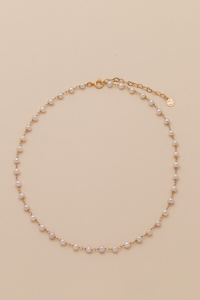 Foto Colar Choker Siena Pérola Natural