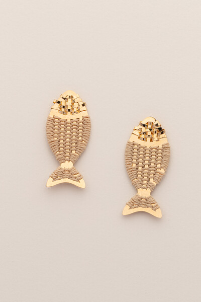 FotoBrinco Dourado Peixe Palha