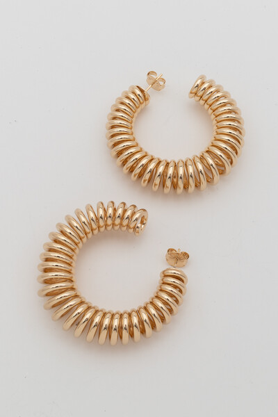 Foto Brinco Dourado Mola