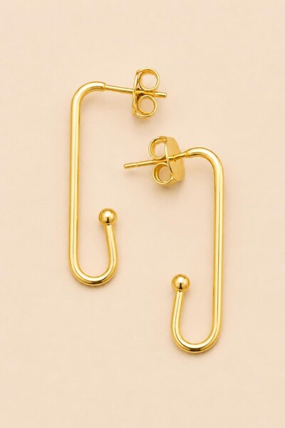 Foto Brinco Argola Clip Banho Ouro 18K