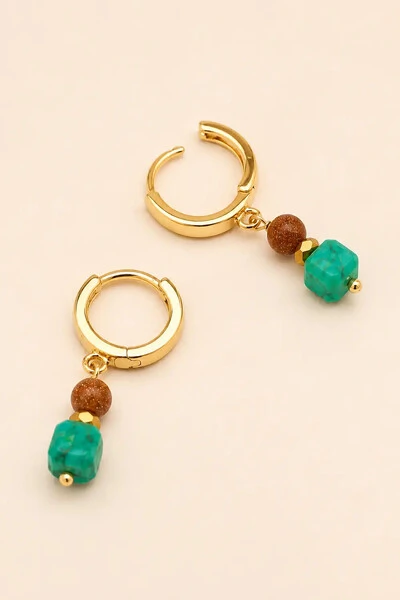 Foto Brinco Argola Vicenza Banho Ouro 18K