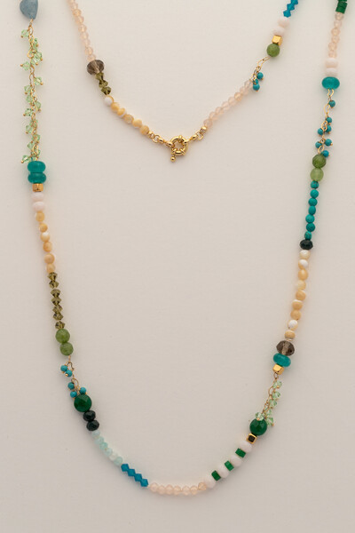 FotoColar Mix Pedras Mar Banho Ouro 18K