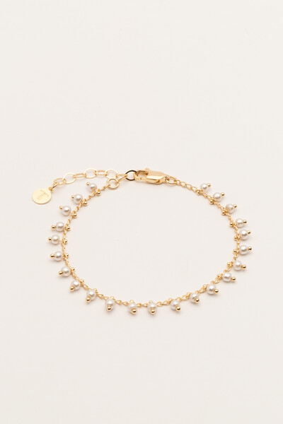 FotoPulseira Dourada Mini Pérolas