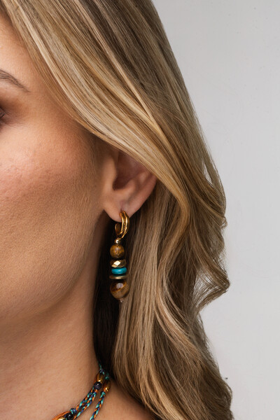 Foto Brinco Ouro Vintage Boho Dream