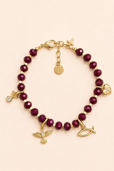 Foto Pulseira Ayla Elementos Da Sorte Banho Ouro 18K