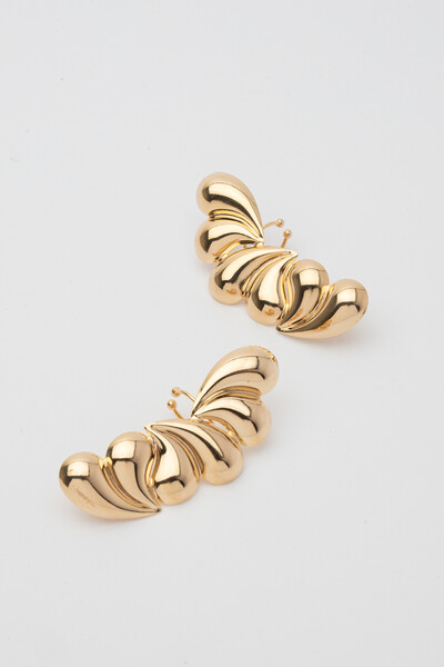 FotoBrinco Dourado Ear Cuff Gotas