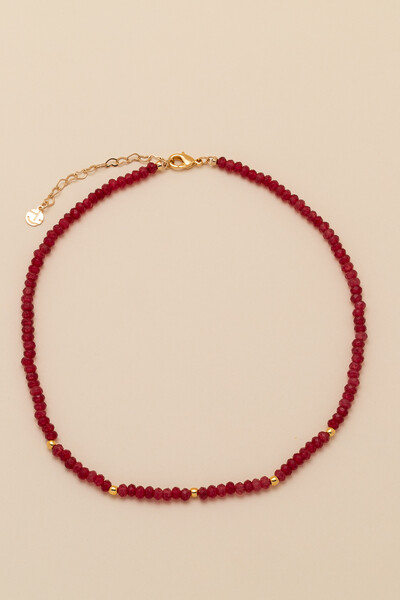 Foto Colar Choker Fiore Hibisco Banho Ouro 18K