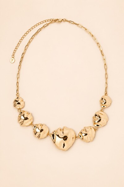Foto Colar Dourado Maxi Dunas
