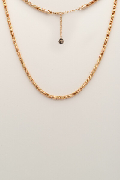 FotoColar Dourado Choker Malha