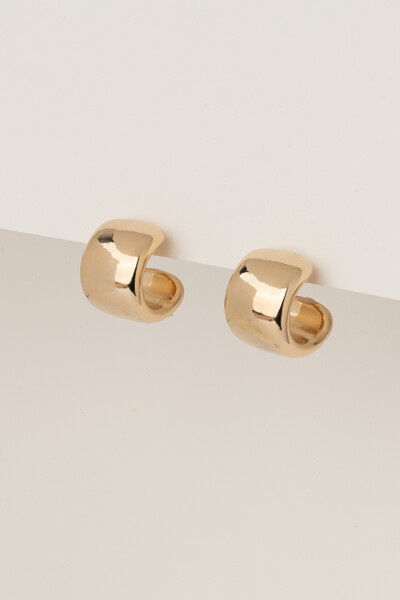 FotoBrinco Dourado Argola Lisa