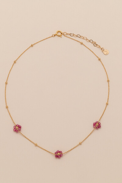 Foto Colar Choker Fiore Primavera Banho Ouro 18K