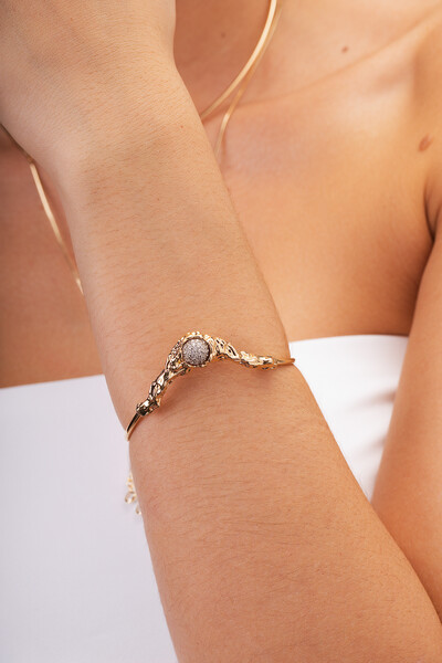 Foto Pulseira Bracelete Lava Zircônia Cristal