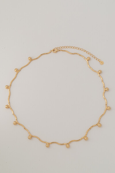 FotoColar Esferas Tubos Dourado