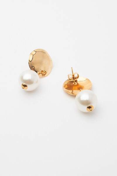 FotoBrinco Dourado Martelado Pérola