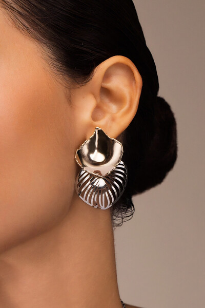 Foto Brinco Lirius Duo Color