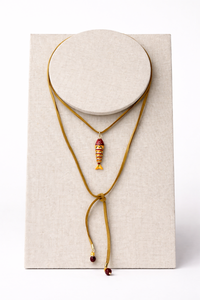 Foto Colar Camurça ViVi Peixinho Fishermans Core