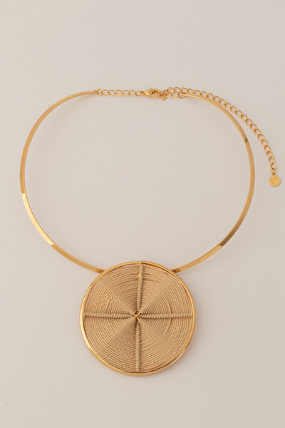 FotoColar Dourado Aro Palha