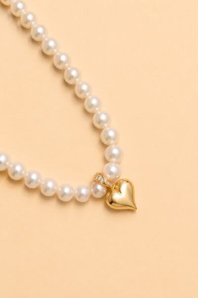 Foto Colar Anne Pérola Shell Banho Ouro 18K