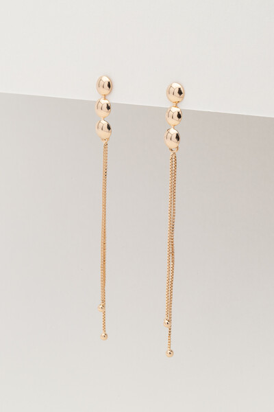 FotoBrinco Dourado Trio Bolas Fios