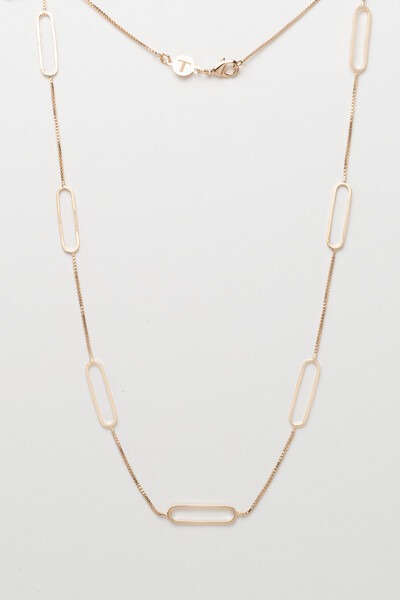 FotoColar Dourado Longo Elos Slim