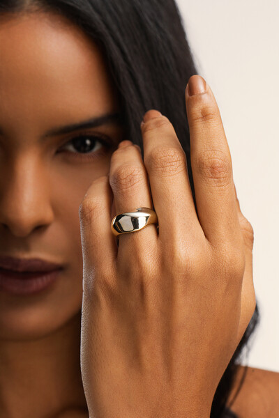 Foto Anel Orgânico Onda