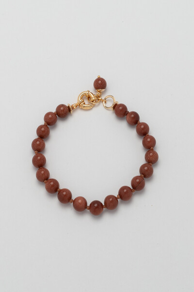 Foto Pulseira Eloise Goldstone Banho Ouro 18K