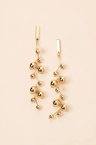 Foto Brinco Zig Zag Bubbles Dourado