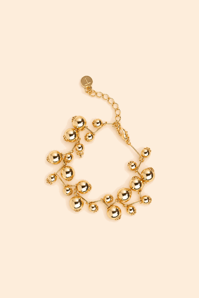 Foto Pulseira Dourada Bubbles ZigZag