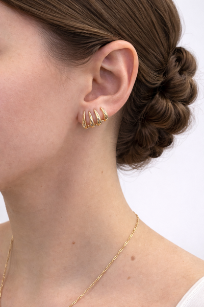 Foto Brinco Ear Cuff Banho Ouro 18K