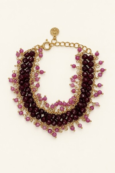 Foto Pulseira Centopeia Fiori Banho Ouro 18K