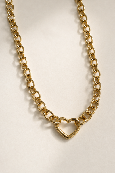 FotoColar Amor em Elos Banho Ouro 18K