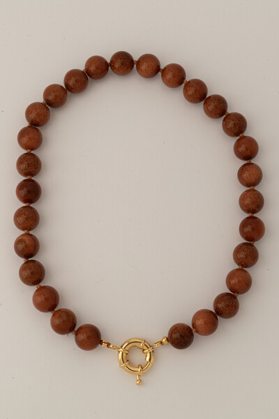 FotoColar Goldstone Banho Ouro 18K