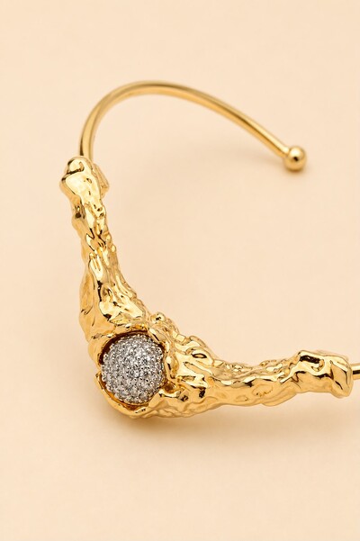 Foto Pulseira Bracelete Lava Zircônia Cristal