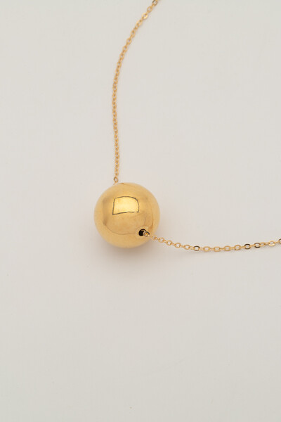 FotoColar Longo Bola Chic Banho Ouro 18k