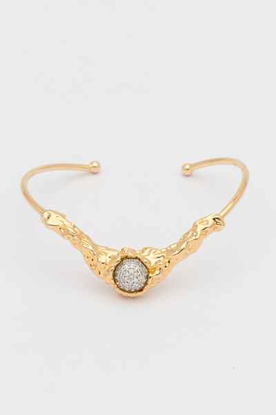 Foto Pulseira Bracelete Lava Zircônia Cristal