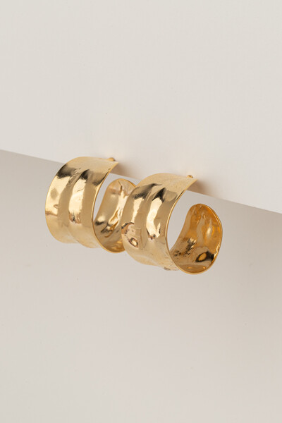 FotoBrinco Argola Dourada Fita Larga