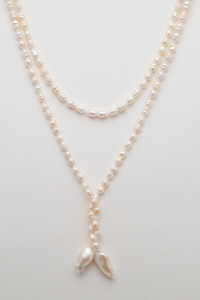 FotoColar Gravata Pérola Natural