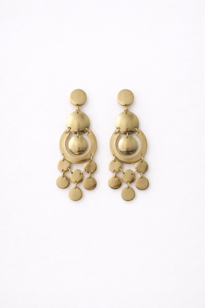 Foto Brinco Dourado Cascata