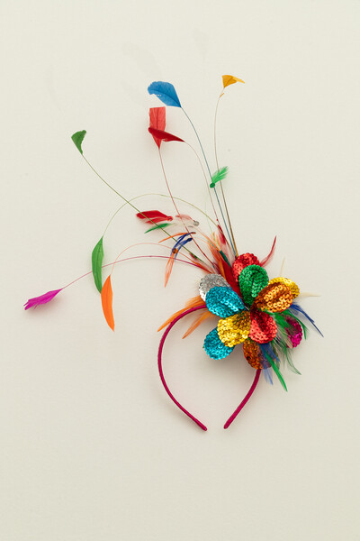 FotoTiara Carnaval Flor Paetê Color