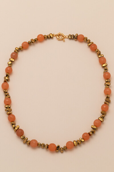 Foto Colar Solar Jade Banho Ouro 18K