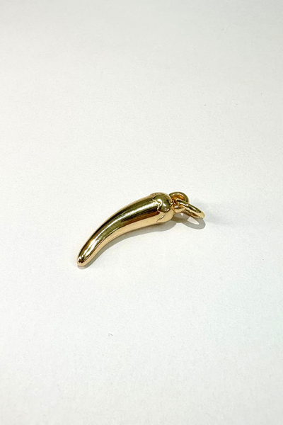 Foto Pingente Pimenta P Banho Ouro 18K