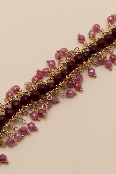 Foto Pulseira Centopeia Fiori Banho Ouro 18K