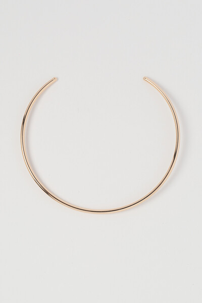 FotoColar Dourado Choker Tubo