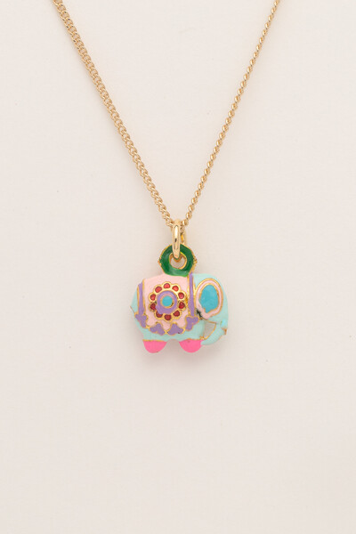 Foto Pingente Elefante Esmaltado