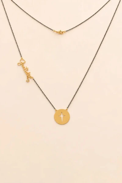 Foto Colar Gratidão Banho Ouro 18k