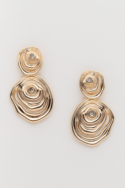 FotoBrinco Dourado Vibração Duplo Zircônia